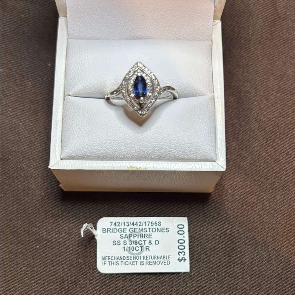 Sapphire & Diamond Ring